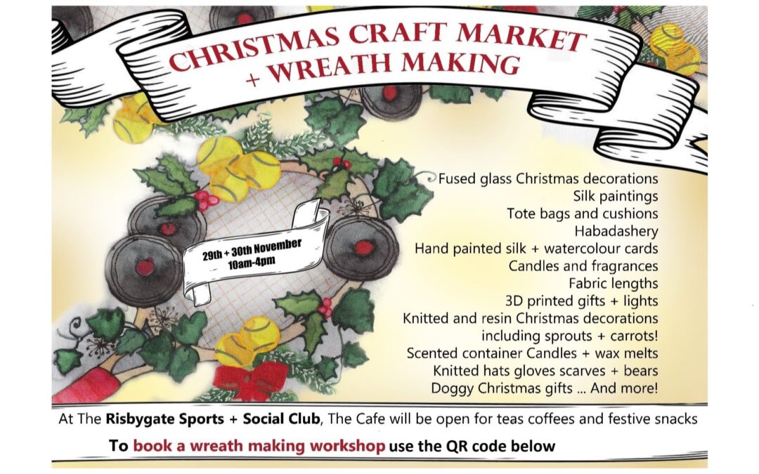 Christmas Craft Market and Wreath Making 29-30 Nov 2025