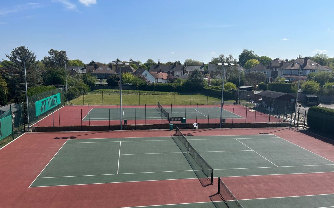 New Lights are up on Tennis court 3